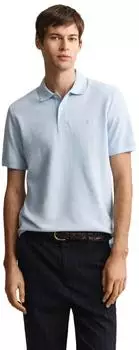 GANT Piqu&eacute; Poloshirt (2062034) sky blau