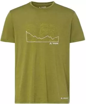 VAUDE Men's Tekoa Wool T-Shirt (42720) dark leaf
