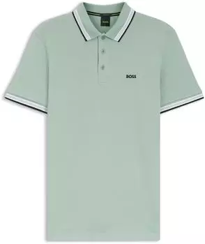 Hugo Boss Paddy Poloshirt aus Baumwoll-Piqué Style Paddy 50469055 Hellgrün