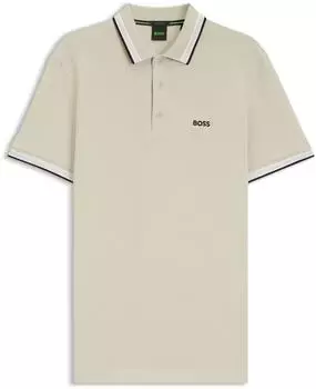 Hugo Boss Paddy Poloshirt aus Baumwoll-Piqué Style Paddy 50469055 Hellbeige