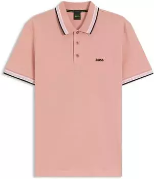 Hugo Boss Paddy Poloshirt aus Baumwoll-Piqué Style Paddy 50469055 Hellrosa