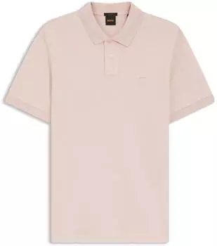 Hugo Boss Slim-Fit Poloshirt aus Stretch-Baumwolle mit Logo-Aufnäher (50507803)