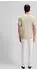 Hugo Boss T-Shirt aus Baumwoll-Mix mit kreisförmiger Jacquard-Struktur Style Tiburt 240 50452680 Hellbeige