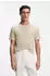 Hugo Boss T-Shirt aus Baumwoll-Mix mit kreisförmiger Jacquard-Struktur Style Tiburt 240 50452680 Hellbeige
