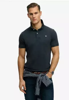 Superdry Classic vintage destroy polo shirt (M1110451A) eclipse navy