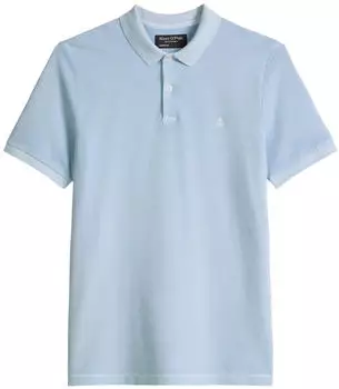 Marc O'Polo Kurzarm-Poloshirt regular (B21223053092) dusted blue