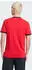 Adidas Essentials 3-Streifen T-Shirt vivid red / black