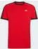 Adidas Essentials 3-Streifen T-Shirt vivid red / black