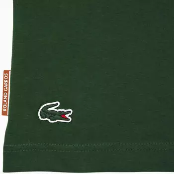 Lacoste Sport 3D Print Crocodile Breathable Jersey T-shirt (TH0338) gr&uuml;n