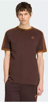 Adidas Essentials 3-Streifen T-Shirt (KT5054) aurora coffee / dusky bronze