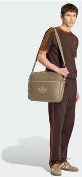 Adidas Essentials 3-Streifen T-Shirt (KT5054) aurora coffee / dusky bronze – Natürliches Material für angenehmen Tragekomfort