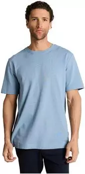 Tom Tailor T-Shirt mit Piqu&eacute; Struktur (1042510) mountain spring blue