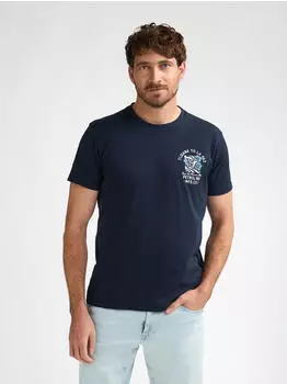 Petrol Industries M-1060-TSR625 Kurzarm-T-Shirt (M-1060-TSR625-5178-M) navy blue