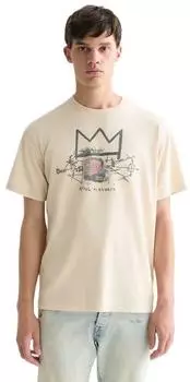 Scotch & Soda Basquiat Relaxed-Fit T-Shirt (183083) lait de poule