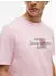 Tommy Hilfiger Script Flag Regular Tee Jersey (21682) navy/pastellpink/rot