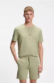 Hugo Boss Unique T-Shirt Regular Fit mit Tape-Details (90367361) light/pastel green 331