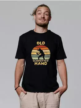 watapparel Old Schmetterhand T-Shirt schwarz