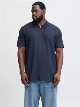 Jack & Jones Jjeaustin Zip Polo SS Noos Pls (12284618) navy blazer/classic