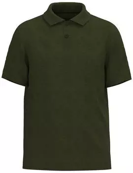 Fynch-Hatton Terry Cotton Polo Shirt dark khaki