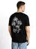 Tom Tailor Denim Basic Rundhals-T-Shirt mit Print Relaxed Fit (87098925) schwarz