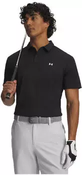 Under Armour UA T2G Piqué Poloshirt (6012303-001) schwarz