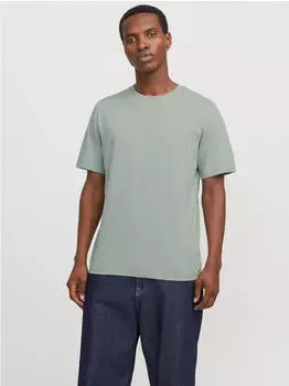 Jack & Jones JJEORGANIC BASIC TEE SS O-NECK NOOS Rundhalsshirt Slim Fit (12222887) iceberg gr&uuml;n/mint