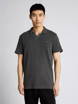 Tom Tailor Basic Piqué Poloshirt mit Resort-Kragen (1050198) dunkelgrau