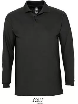 Sol's Winter II Langarm Poloshirt (11353) red