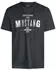 MUSTANG T-Shirt Regular Fit Rundhals (1006170) black