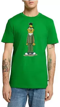 spreadshirt Sesamstraße Bert wütend Herren T-Shirt (D177157756P6-24295-app92-size4) kelly green