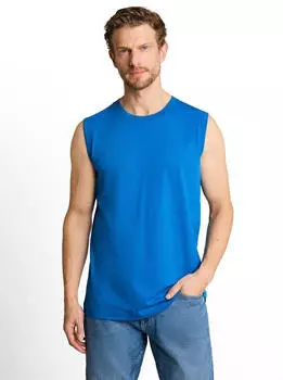 Tom Tailor T-Shirt mit Logo Print surf blue