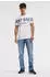 Camp David T-Shirt marine/weiß