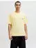 Jack & Jones JCOCOVER SCRIPT BACK TEE SS CREW NECK LN pastel yellow
