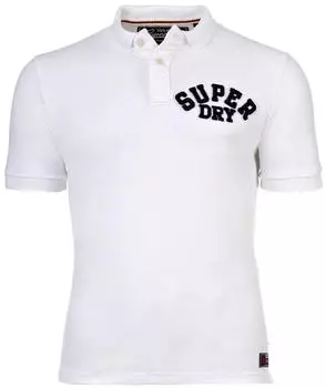 Superdry Vintage Athletic Short Sleeve Polo (M1110471A) wei&szlig;