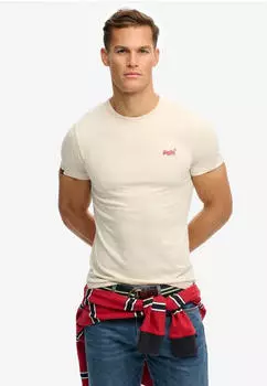 Superdry Essential Logo T-Shirt Organic Cotton Slim Fit (M1011245A) birch/red