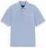 Bugatti Poloshirt mit kurzem Reißverschluss Modern Fit (25573203) hellblau