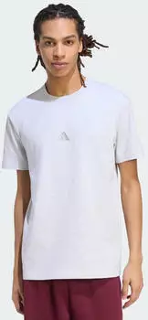 Adidas KIT SMALL LOGO T-SHIRT Light Grey Heather (KX1280)