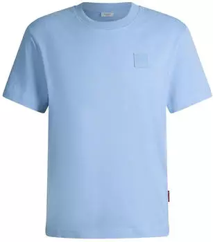 Joop! T-Shirt mit Rundhals-Ausschnitt, Lockere Passform (30101979) hellblau