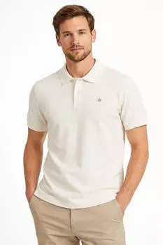 Scotch & Soda Seasonal Core Regular Fit Poloshirt (182352) light beige