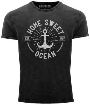 Neverless Airforce US Army Adler Militär T-Shirt (13253) sweet ocean schwarz