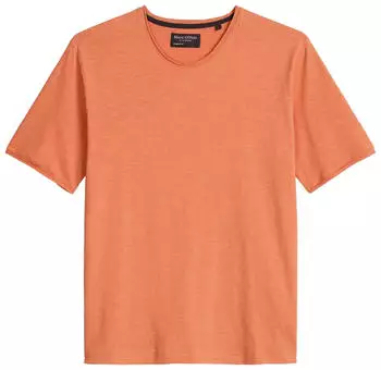 Marc O'Polo T-Shirt Slub-Jersey-Qualit&auml;t orange