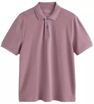 Next Fashion Polo Shirt Slim Fit mauve