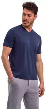 Falke Daily Climate Control Outlast V-Neck T-Shirt space blue