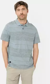 Camel Active Cotton Polo Shirt hellblau/grau