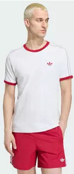 Adidas DROP NEEDLE 3-STREIFEN T-SHIRT Cloud White (KS7449)