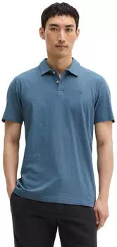 Marc O'Polo Poloshirt aus reiner Bio-Baumwolle Slim Fit (95666745) stormy blau