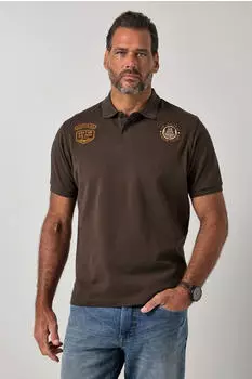 JP 1880 Poloshirt Acid Washed (840005) braun