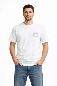 Scotch & Soda Artwork T-Shirt (183121) bright white