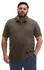 Marc O'Polo Polo Shirt aus weichem Bouclé-Jersey (59737538) dark nickle