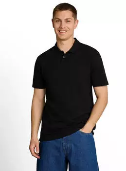 Tom Tailor Denim Regular Fit Jersey Cotton Polo Shirt (49606169) schwarz